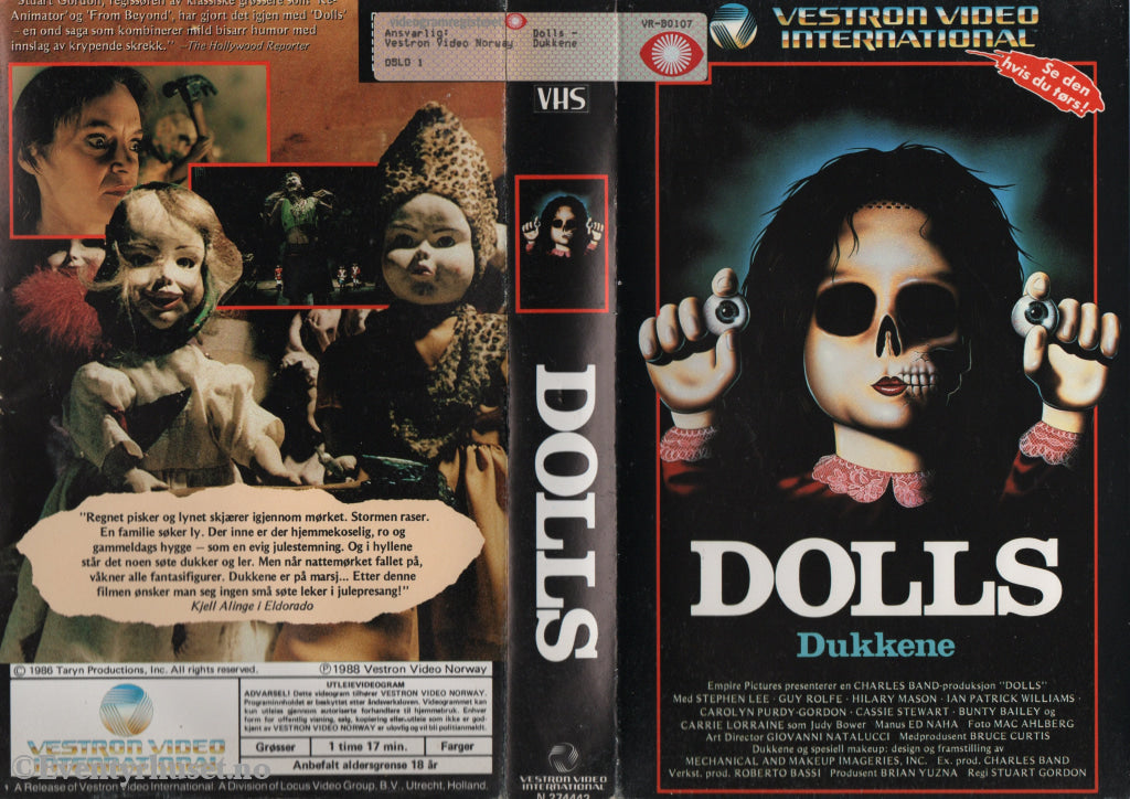 Download / Stream: Dolls. 1986/88. VHS Big Box. Norwegian subtitles. VHS