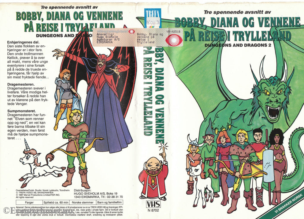 Download / Stream: Drager Og Demoner (Dungeons And Dragons). Vol. 2. Bobby Diana Vennene På Reise I