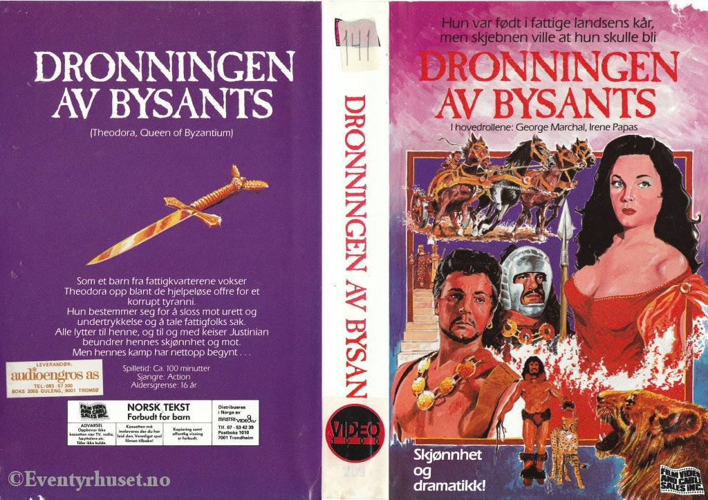 Download / Stream: Dronningen Av Bysants. Vhs Big Box. Norwegian Subtitles.