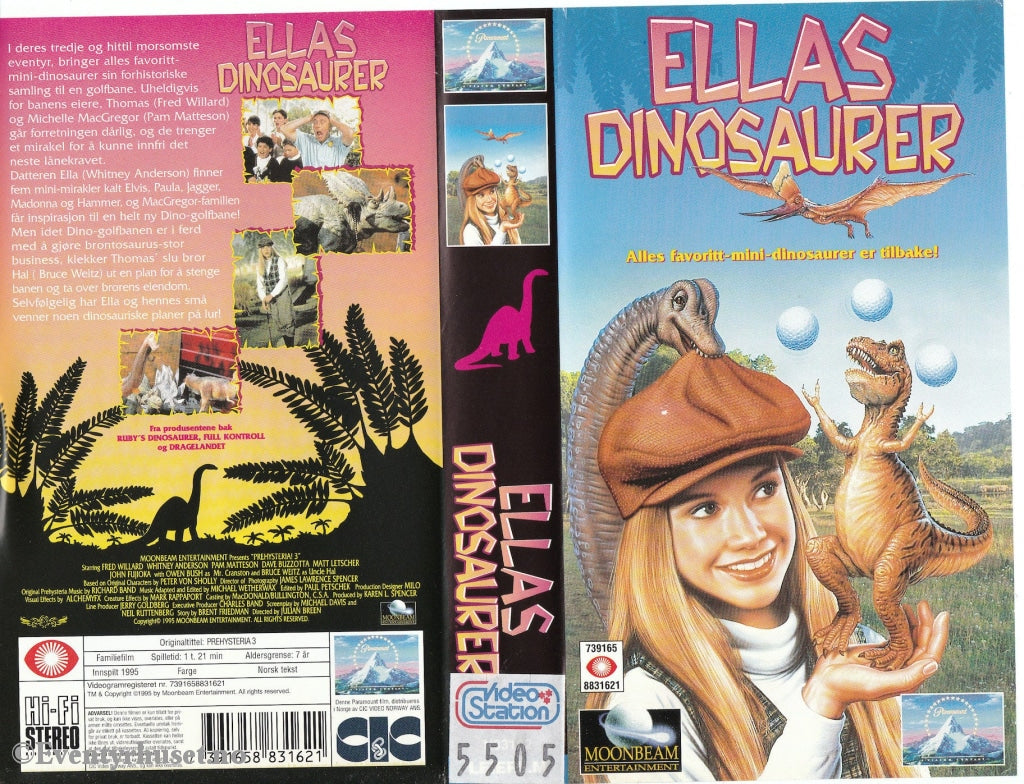Download / Stream: Ellas Dinosaurer. 1995. Vhs. Norwegian Subtitles. Vhs