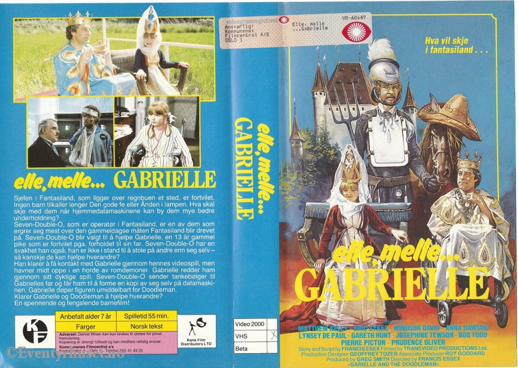 Download / Stream: Elle Melle Gabrielle. 1994. Vhs Big Box. Norwegian Subtitles.