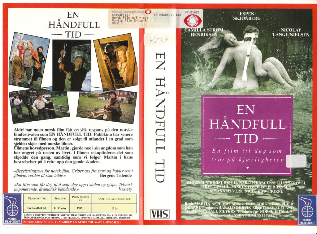 Download / Stream: En Håndfull Tid. 1989. Vhs Big Box. Norwegian.