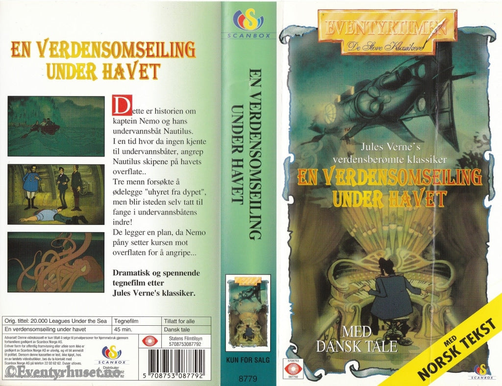 Download / Stream: En Verdensomseiling Under Havet. Vhs. Norwegian Subtitles. Vhs