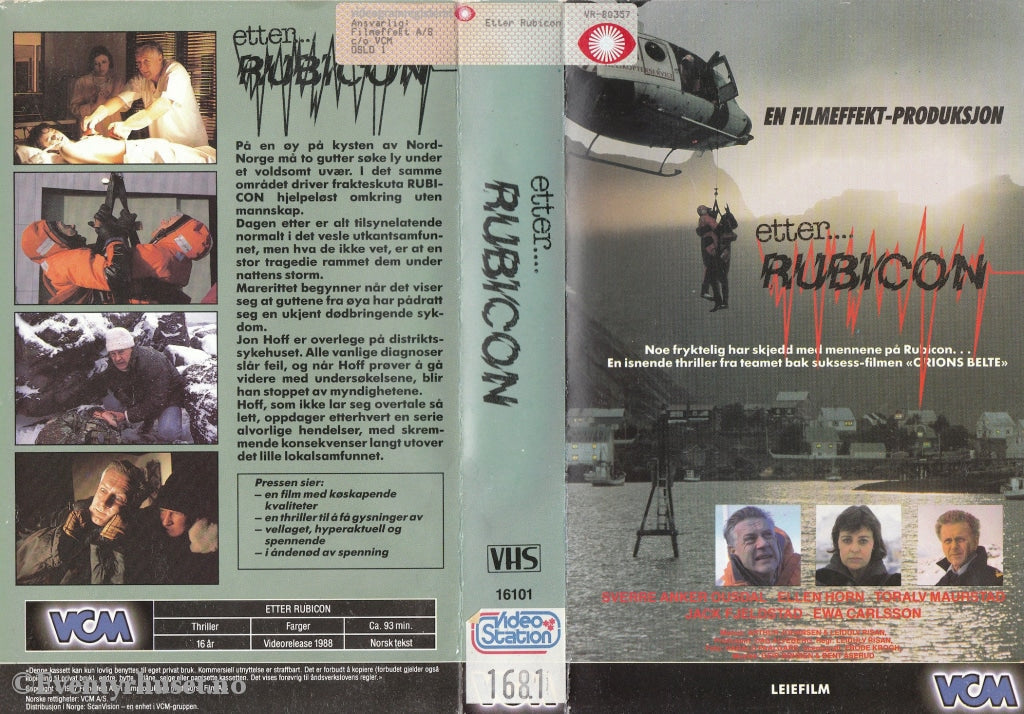 Download / Stream: Etter Rubicon. 1988. Vhs Big Box. Norwegian.