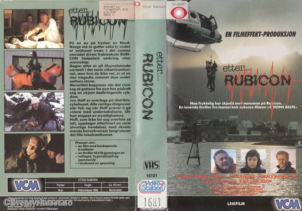 Download / Stream: Etter Rubicon. 1988. Vhs Big Box. Norwegian.