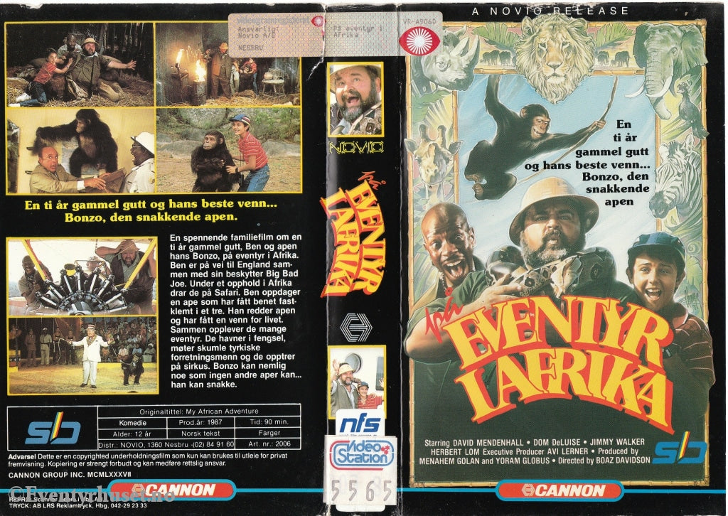 Download / Stream: Eventyr I Afrika. 1987. Vhs Big Box. Norwegian Subtitles.