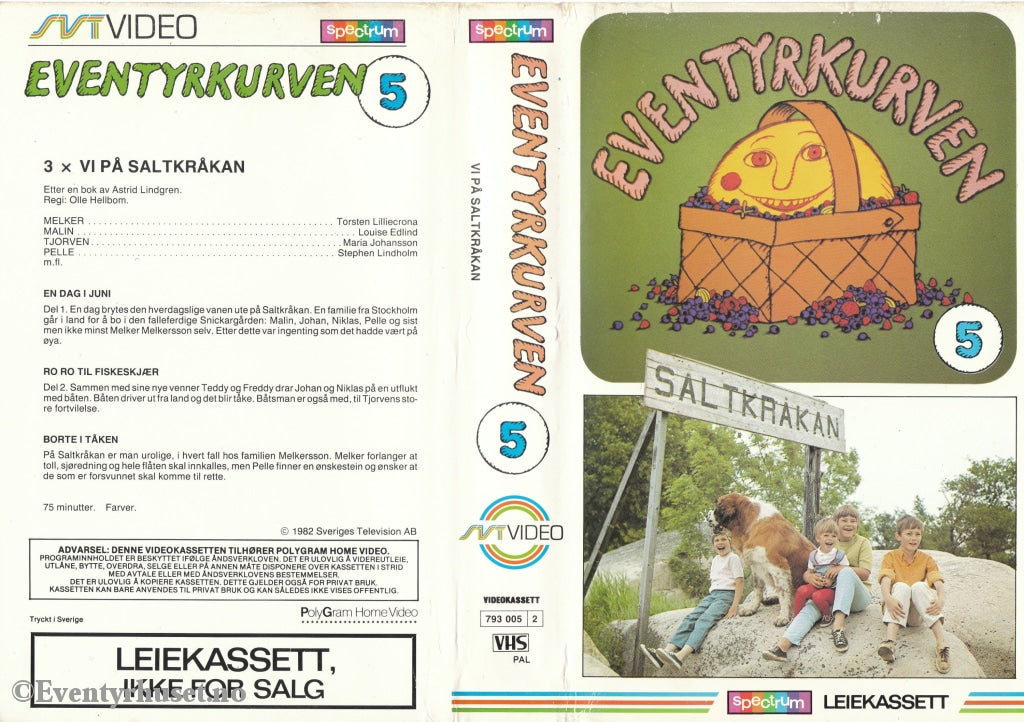 Download / Stream: Eventyrkurven. Vol. 05. 1982. Vhs Big Box. Norwegian Distribution.