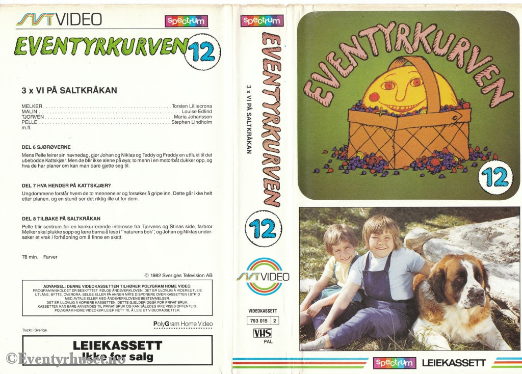 Download / Stream: Eventyrkurven. Vol. 12. 1982. Vhs Big Box. Norwegian Distribution.