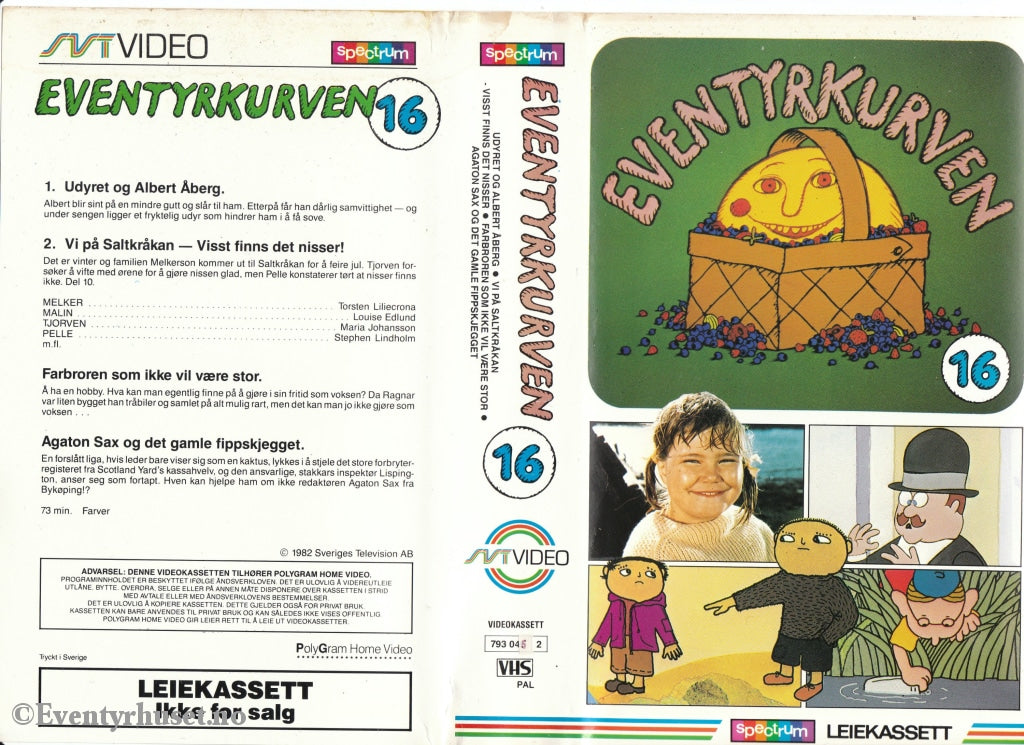 Download / Stream: Eventyrkurven. Vol. 16. 1982. Vhs Big Box. Norwegian Distribution.
