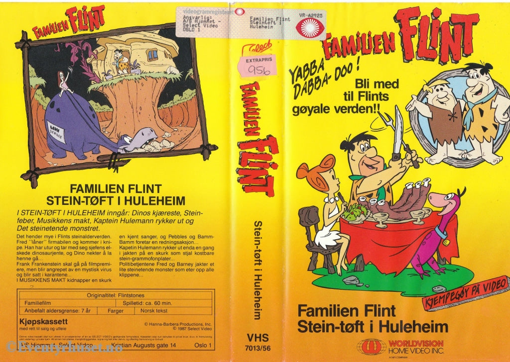 Download / Stream: Familien Flint - Stein-Tøft I Huleheim. 1987. Vhs Big Box. Norwegian Subtitles.