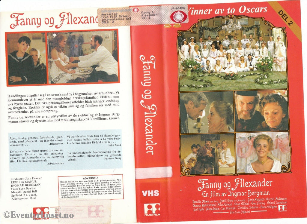 Download / Stream: Fanny Og Alexander. Vol. 2. Vhs Big Box. Norwegian Subtitles.