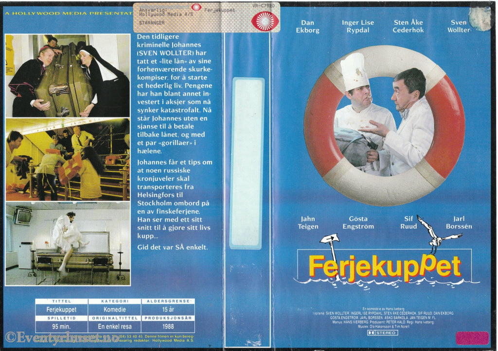 Download / Stream: Ferjekuppet. 1988. Med Jahn Teigen Mfl. Vhs Big Box. Norwegian/Swedish.