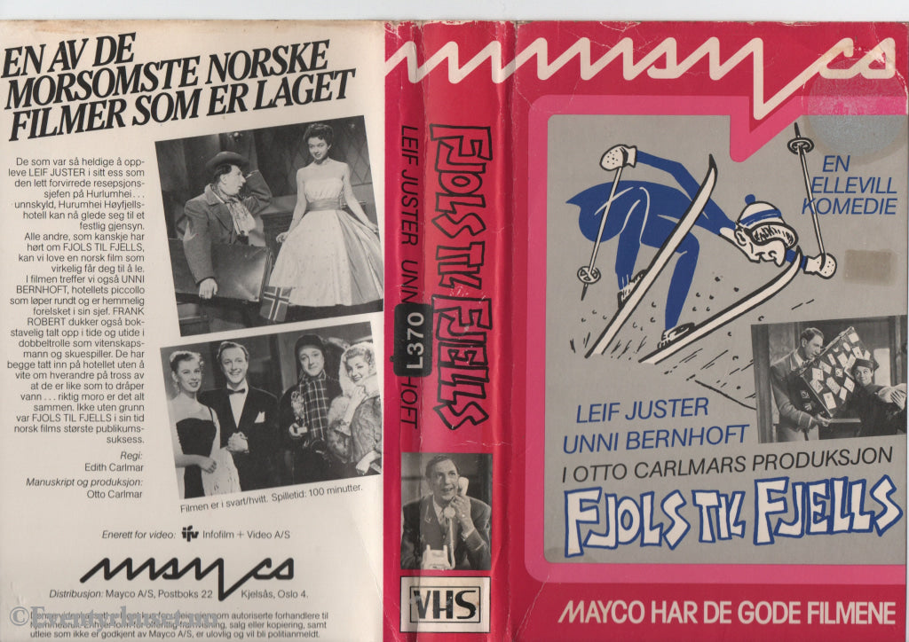 Download / Stream: Fjols til fjells. 1957. VHS Big Box. Norwegian. VHS