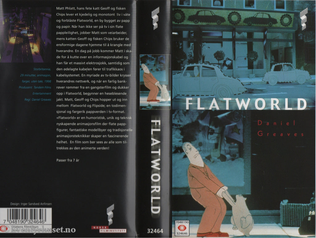 Download / Stream: Flatworld. 1998. VHS. Norwegian distribution. VHS