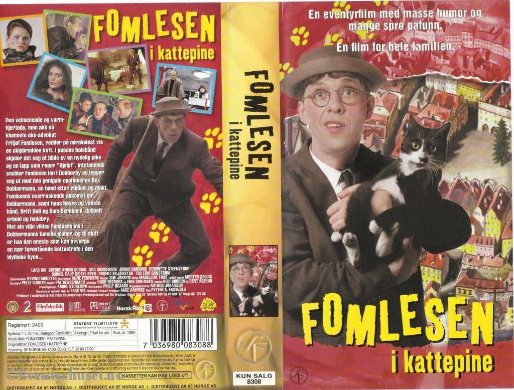 Download / Stream: Fomlesen I Kattepine. 1999. Vhs. Norwegian. Vhs