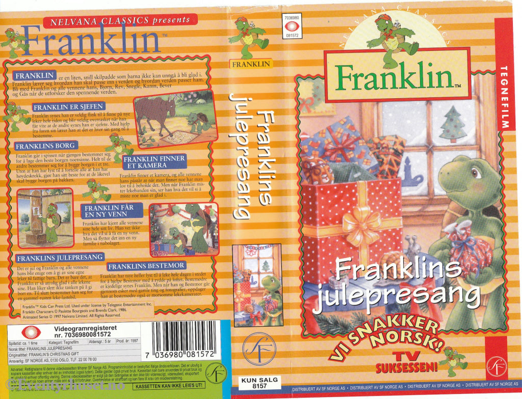 Download / Stream: Franklins Julepresang. Vhs. Norwegian Dubbing. Vhs