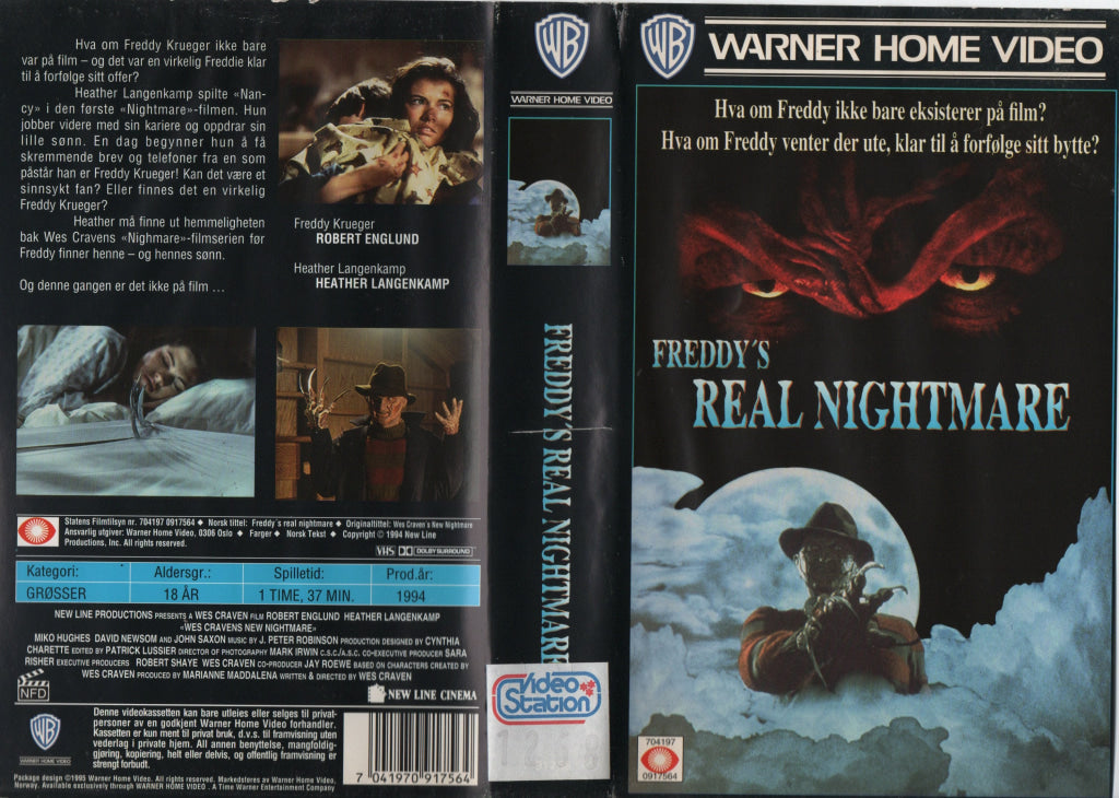 Download / Stream: Freddy’s Real Nightmare. 1994. VHS. Norwegian subtitles. VHS