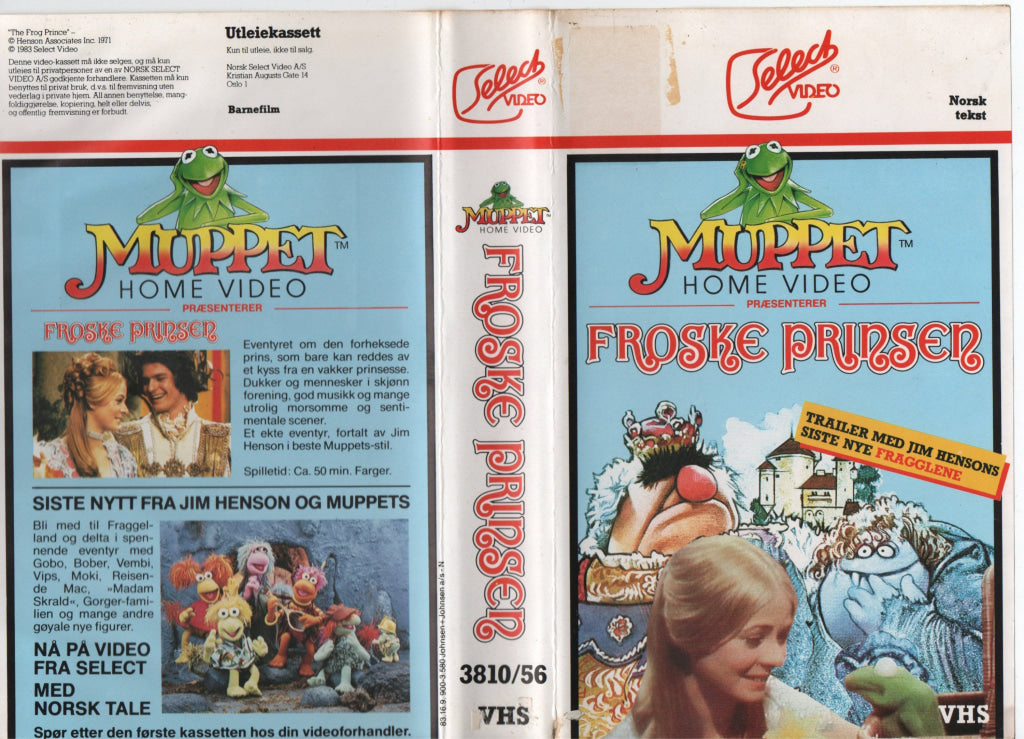 Download / Stream: Froskeprinsen. 1983. VHS. Norwegian subtitles. VHS