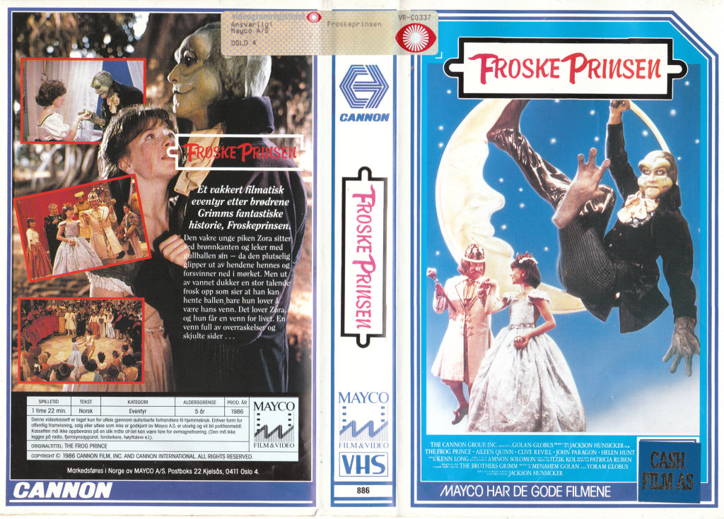 Download / Stream: Froskeprinsen. 1986. Vhs Big Box. Norwegian Subtitles.