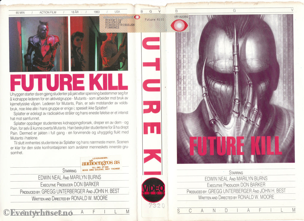 Download / Stream: Future Kill. 1985. Vhs Big Box. Norwegian Subtitles.