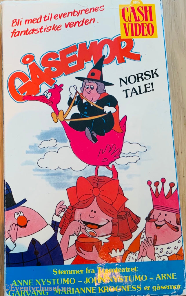 Download / Stream: Gåsemor. VHS SB slipcase. Norwegian dubbing. VHS