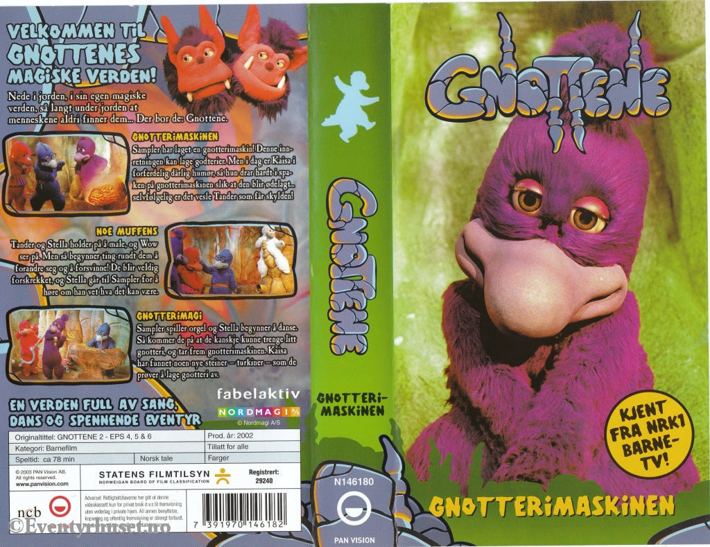 Download / Stream: Gnottene. Vol. 2. Gnotterimaskinen. Vhs. Norwegian. Stream Vhs