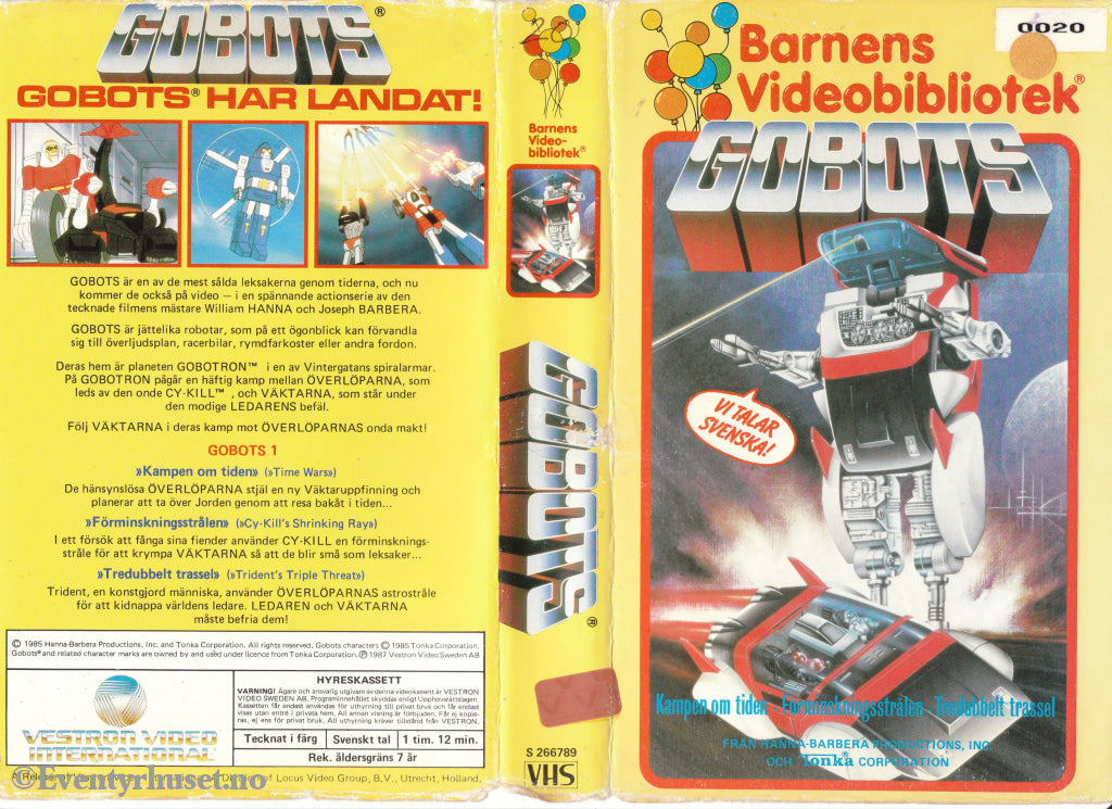 Download / Stream: Gobots. 1985. Vhs Big Box. Swedish Dubbing.