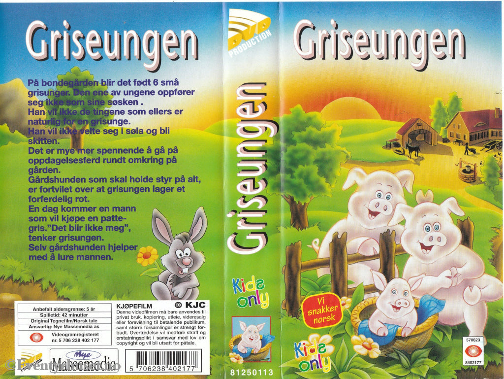 Download / Stream: Griseungen. Vhs. Norwegian Dubbing. Vhs