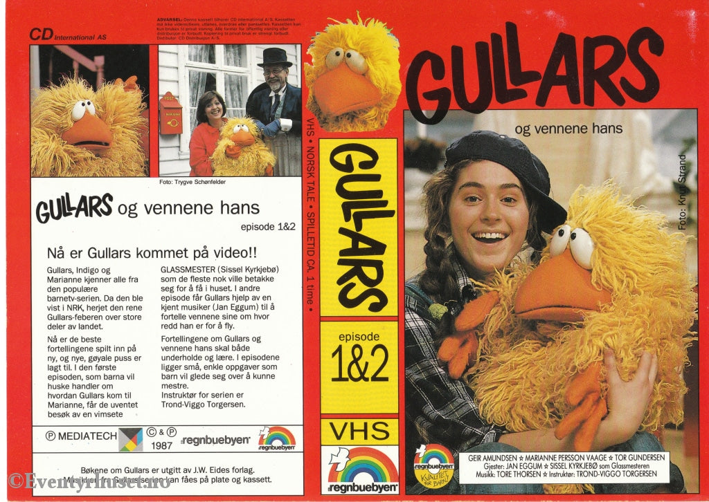 Download / Stream: Gullars Og Vennene Hans. Episode 1 & 2. 1987. Vhs Big Box. Norwegian.