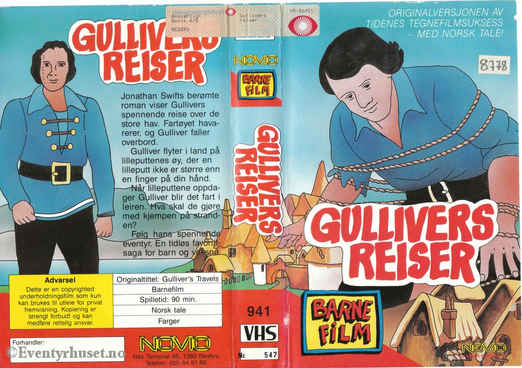 Download / Stream: Gullivers Reiser. Vhs Big Box. Norwegian Dubbing.
