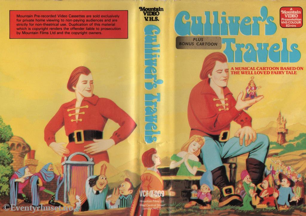 Download / Stream: Gullivers Travels. VHS Big Box. Original English Audio. VHS