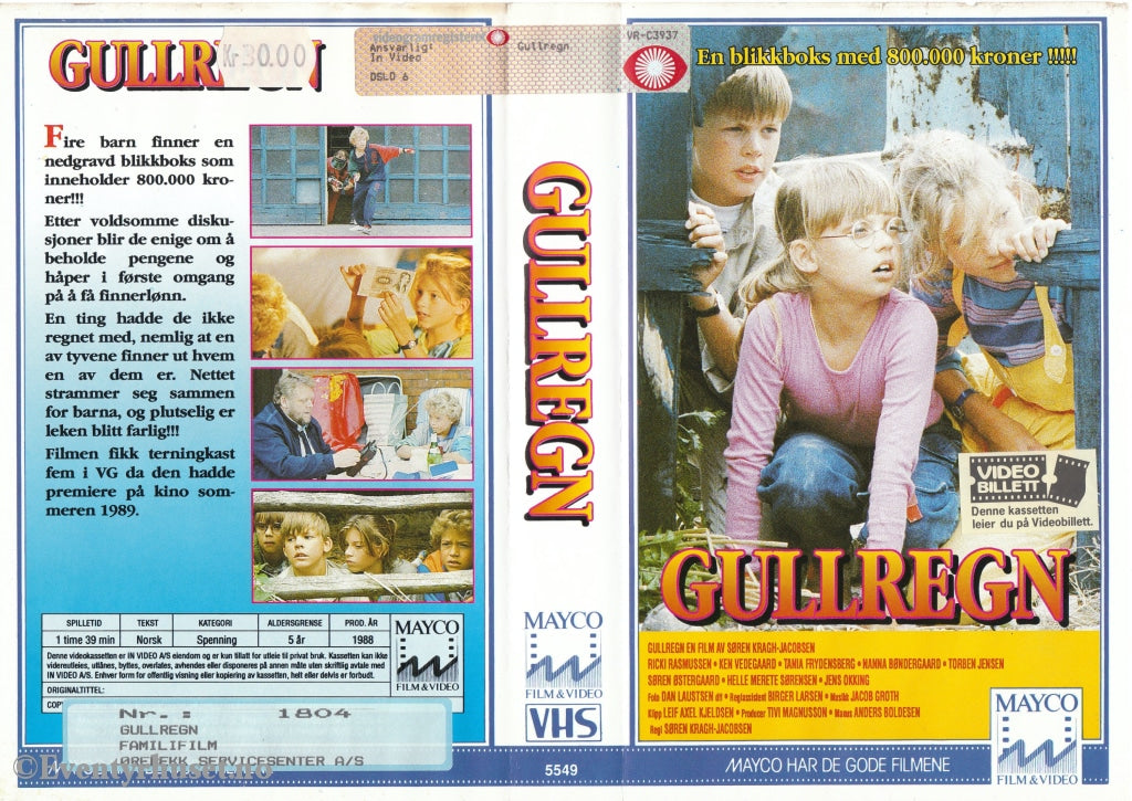 Download / Stream: Gullregn. 1988. Vhs Big Box. Norwegian Subtitles.