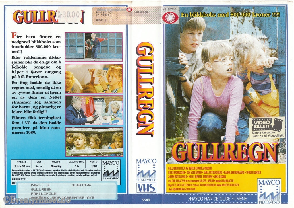 Download / Stream: Gullregn. 1988. Vhs Big Box. Norwegian Subtitles.