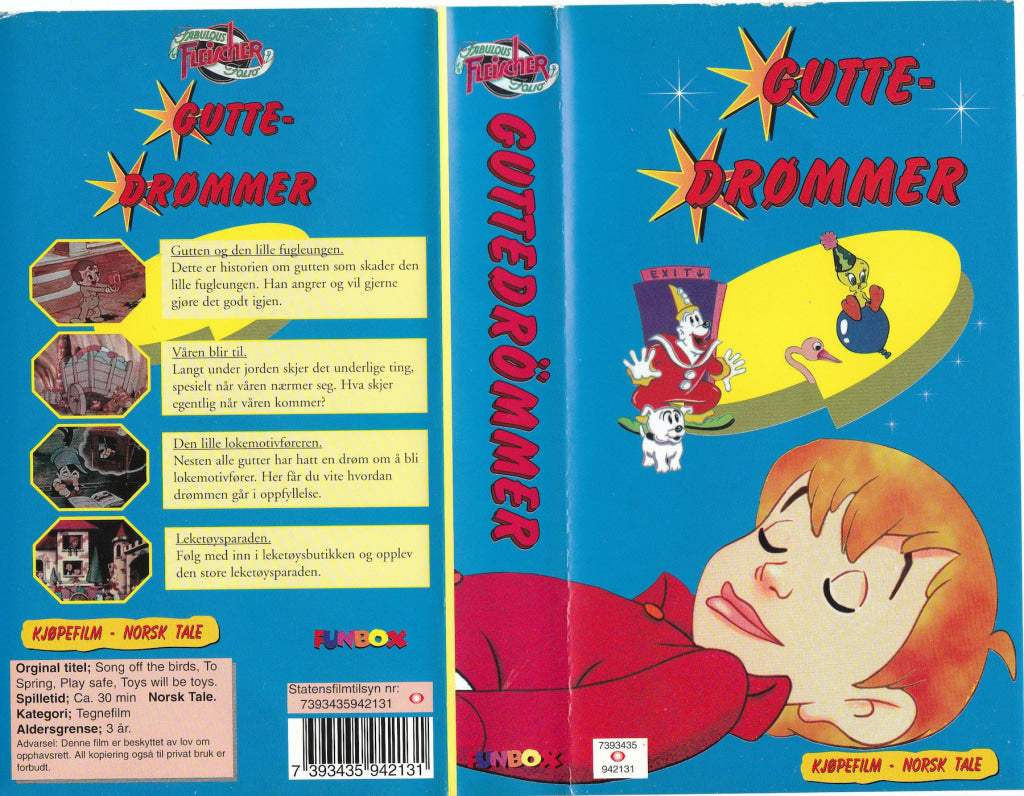 Download / Stream: Guttedrømmer. Vhs. Norwegian Dubbing. Vhs
