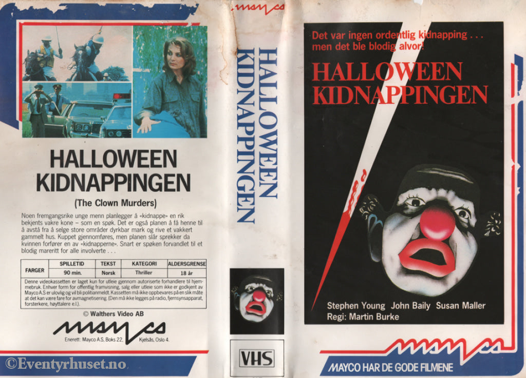 Download / Stream: Halloween Kidnappingen. 1976. Vhs Big Box. Norwegian Subtitles.