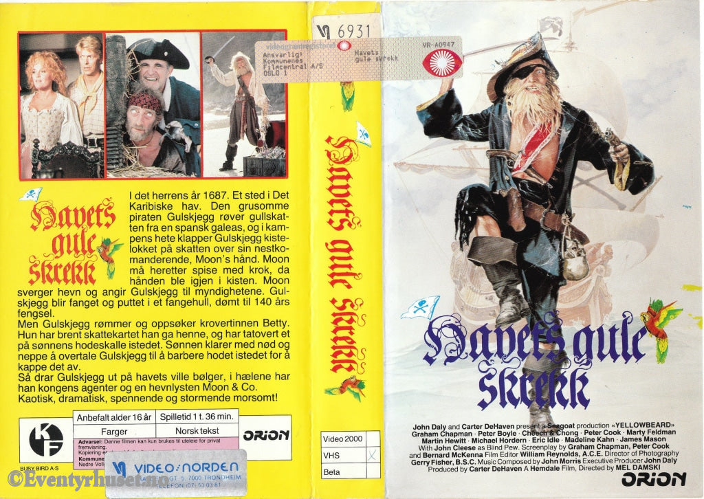 Download / Stream: Havets Gule Skrekk. Vhs Big Box. Norwegian Subtitles.