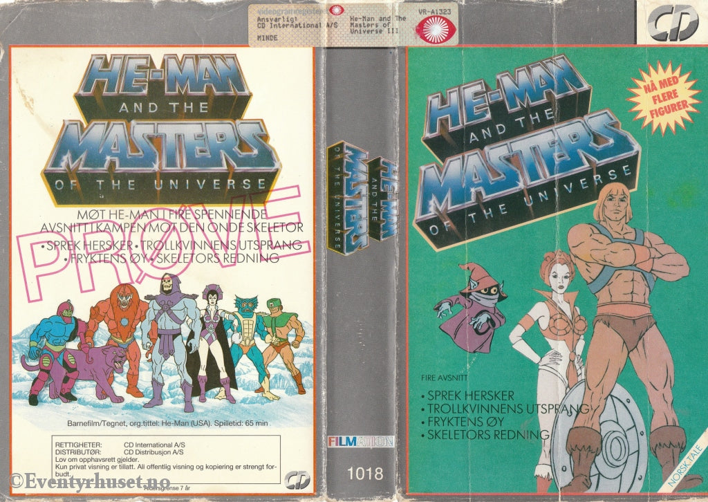 Download / Stream: He-Man And Masters Of The Universe. Vol. 3. Vhs Big Box. Norwegian Dubbing.