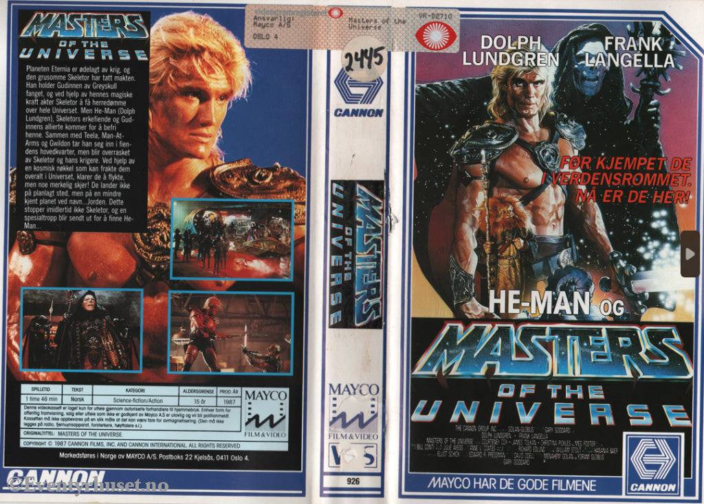Download / Stream: He-Man & Masters Of The Universe. 1987. Vhs Big Box. Norwegian Subtitles.