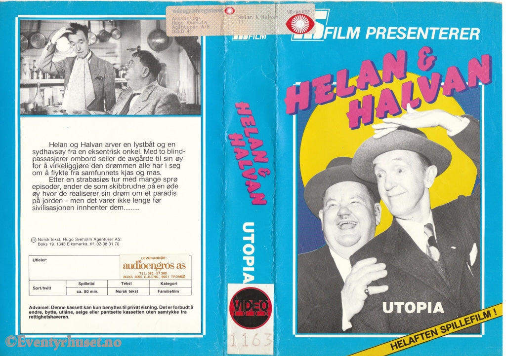 Download / Stream: Helan & Halvan. Vol. 2. Vhs Big Box. Norwegian Subtitles.