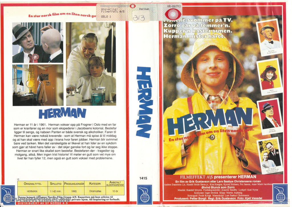 Download / Stream: Herman. 1990. Vhs Big Box. Norwegian.