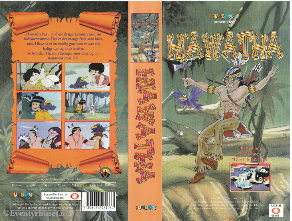 Download / Stream: Hiawatha. Vhs. Norwegian Subtitles. Vhs