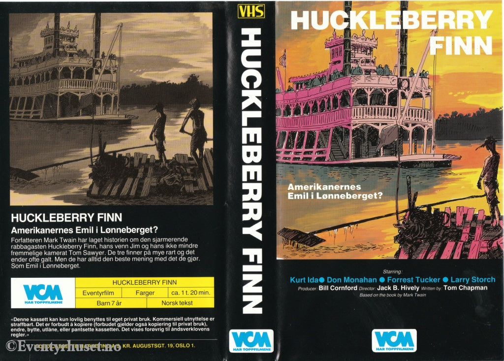 Download / Stream: Huckleberry Finn. Vhs Big Box. Norwegian Subtitles.