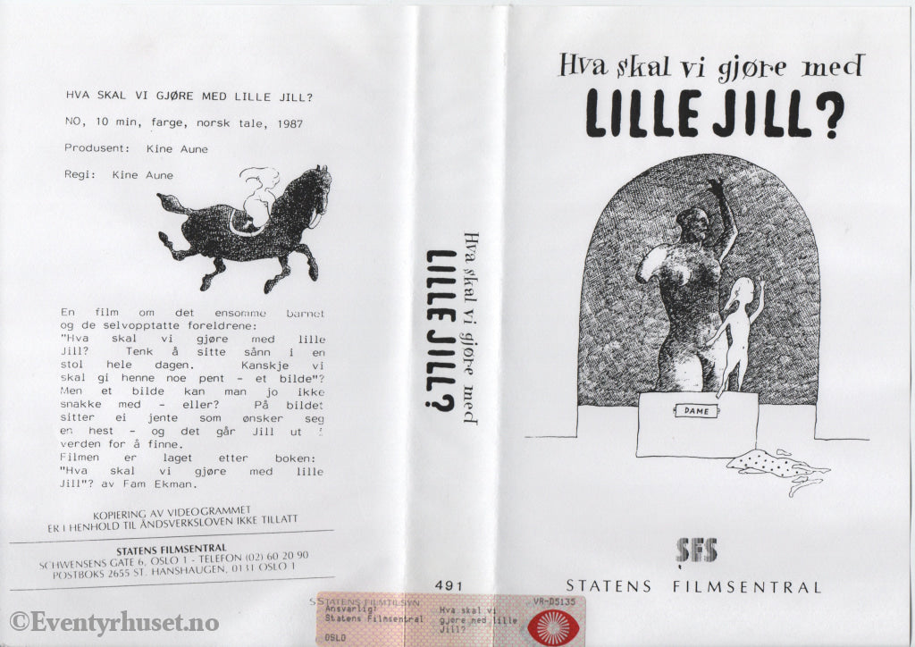 Download / Stream: Hva skal vi gjøre med lille Jill? 1987. VHS Big Box. Norwegian. VHS