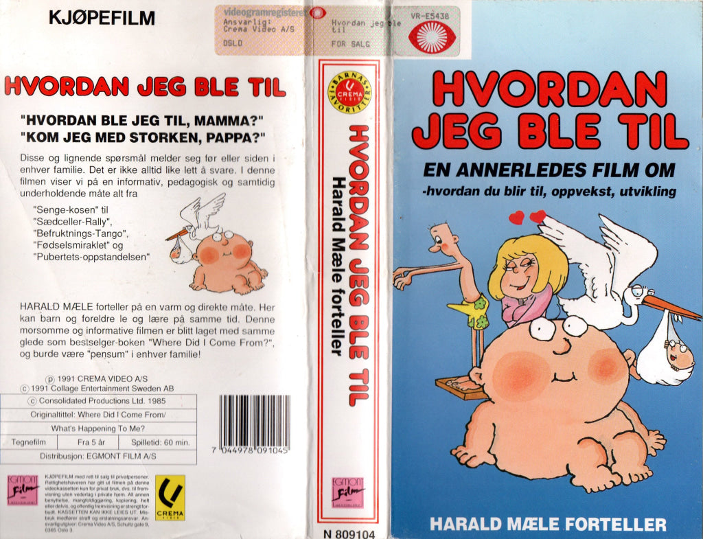 Download / Stream: Hvordan jeg ble til. 1985. VHS SB. Norwegian dubbing. VHS