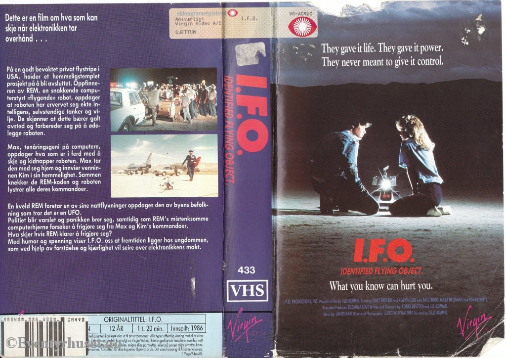 Download / Stream: I. F. O. 1986. Vhs Big Box. Norwegian Dubbing.