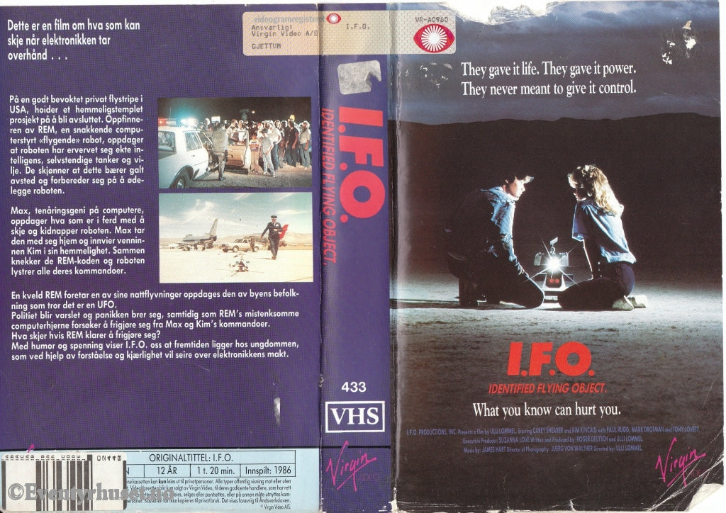 Download / Stream: I. F. O. 1986. Vhs Big Box. Norwegian Dubbing.