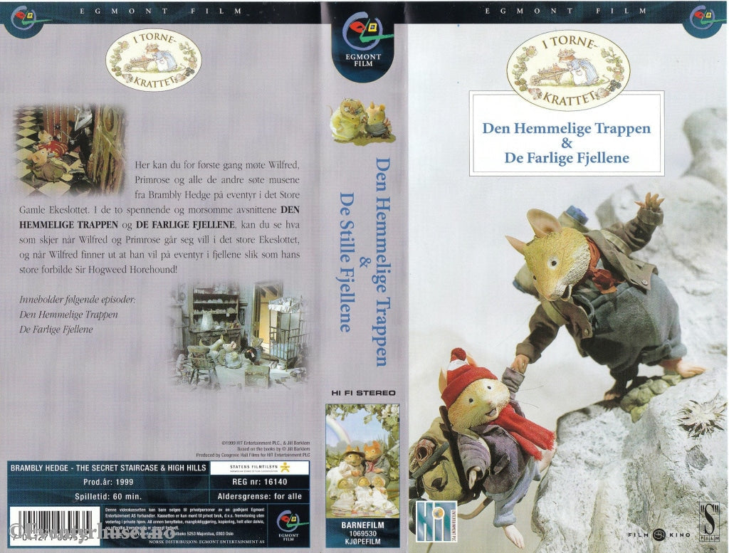 Download / Stream: I Tornekrattet - Den Hemmelige Trappen & De Farlige Fjellene. 1999. Vhs.