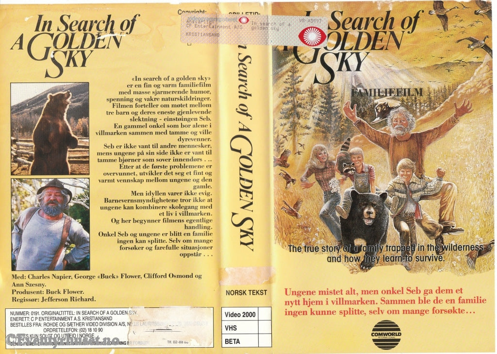 Download / Stream: In Search For A Golden Sky. Vhs Big Box. Norwegian Subtitles.