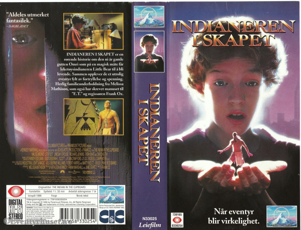 Download / Stream: Indianeren I Skapet. 1996. Vhs. Norwegian Subtitles. Vhs