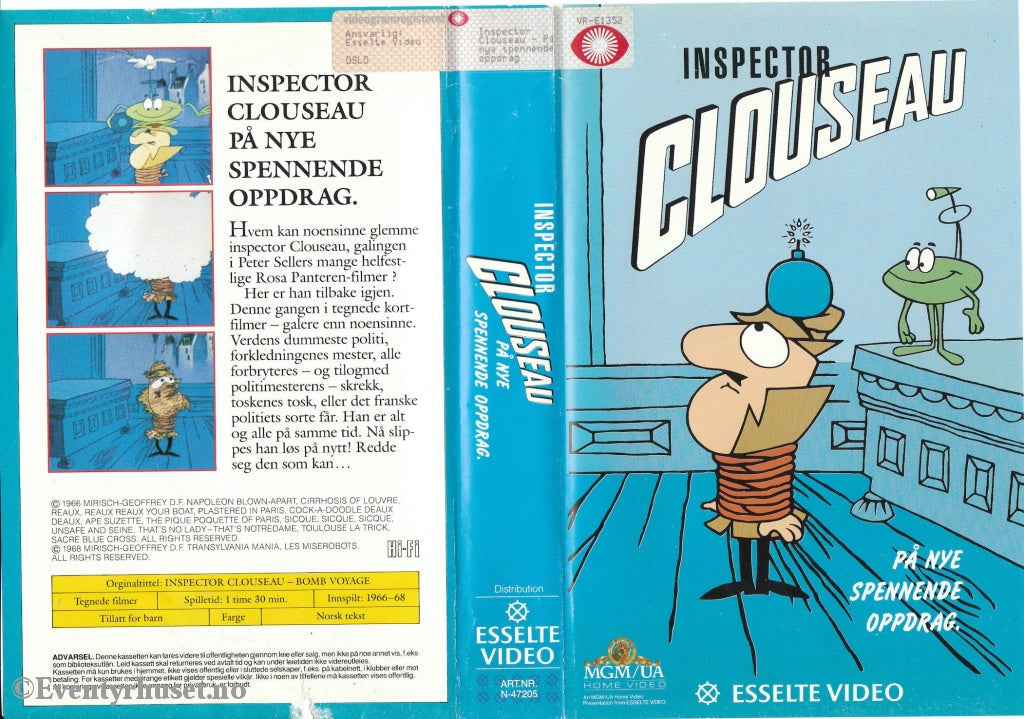 Download / Stream: Inspector Clouseau. 1966-68. Vhs Big Box. Norwegian Subtitles.
